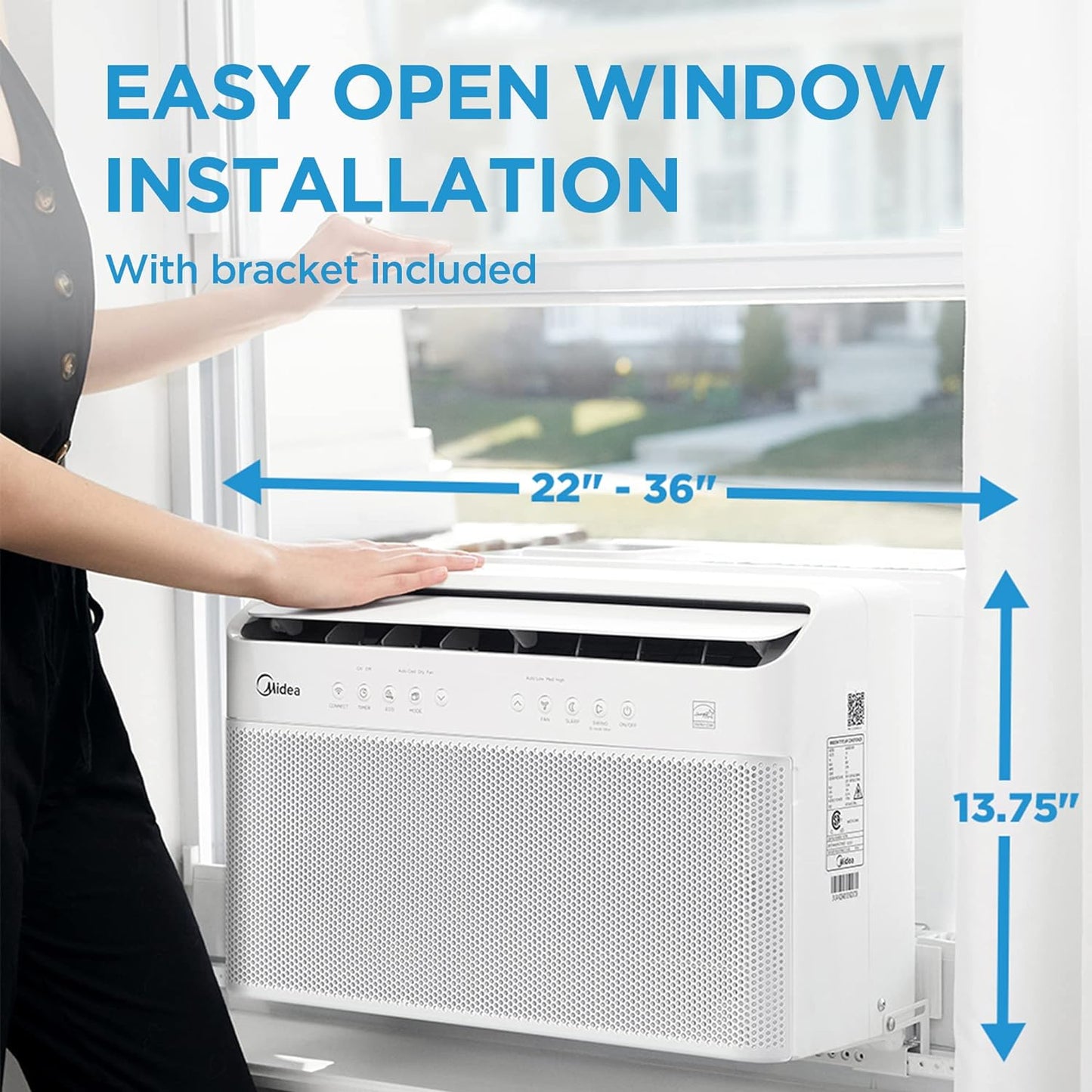 MAW08V1QWT U-Shaped AC Window Air Conditioner