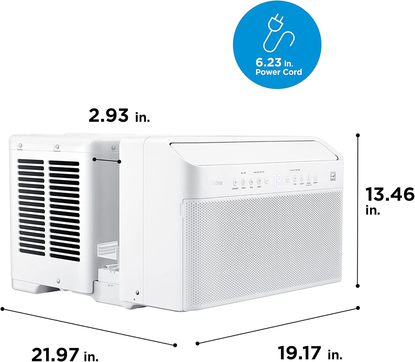 MAW08V1QWT U-Shaped AC Window Air Conditioner