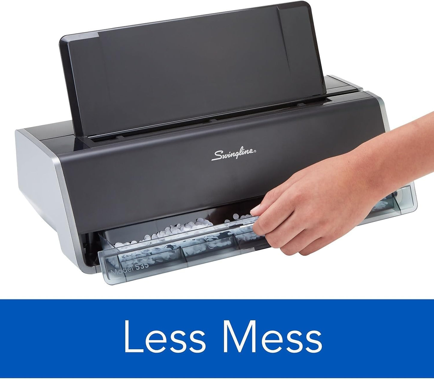 Electric Hole Puncher 3 Hole, 28 Sheet Capacity Three Hole Punch 3 Ring, Jam Resistant, Touch Screen, Platinum (74535)