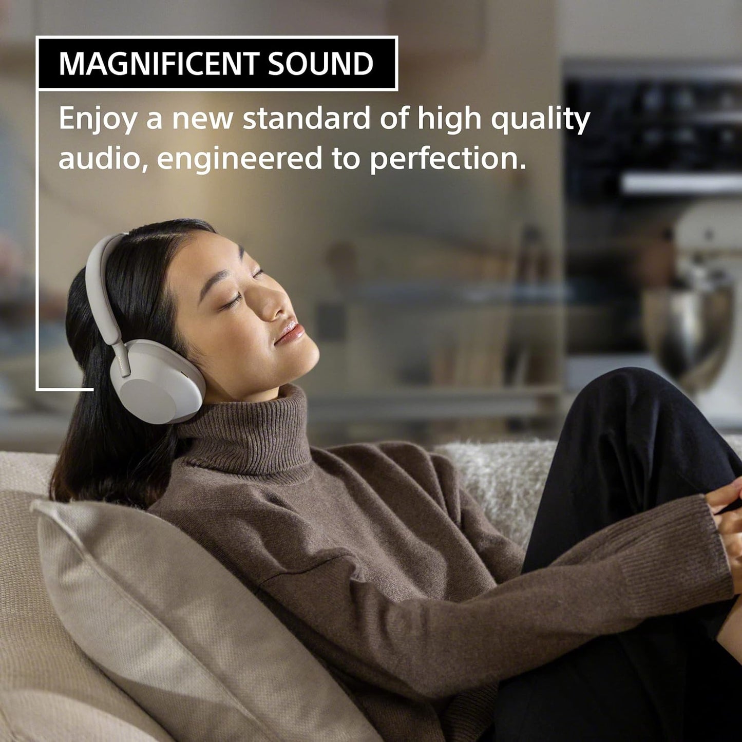 WH-1000XM5 Premium Noise Canceling Headphones, Auto NC Optimizer, 30-Hour Battery, Alexa Voice Control, Black