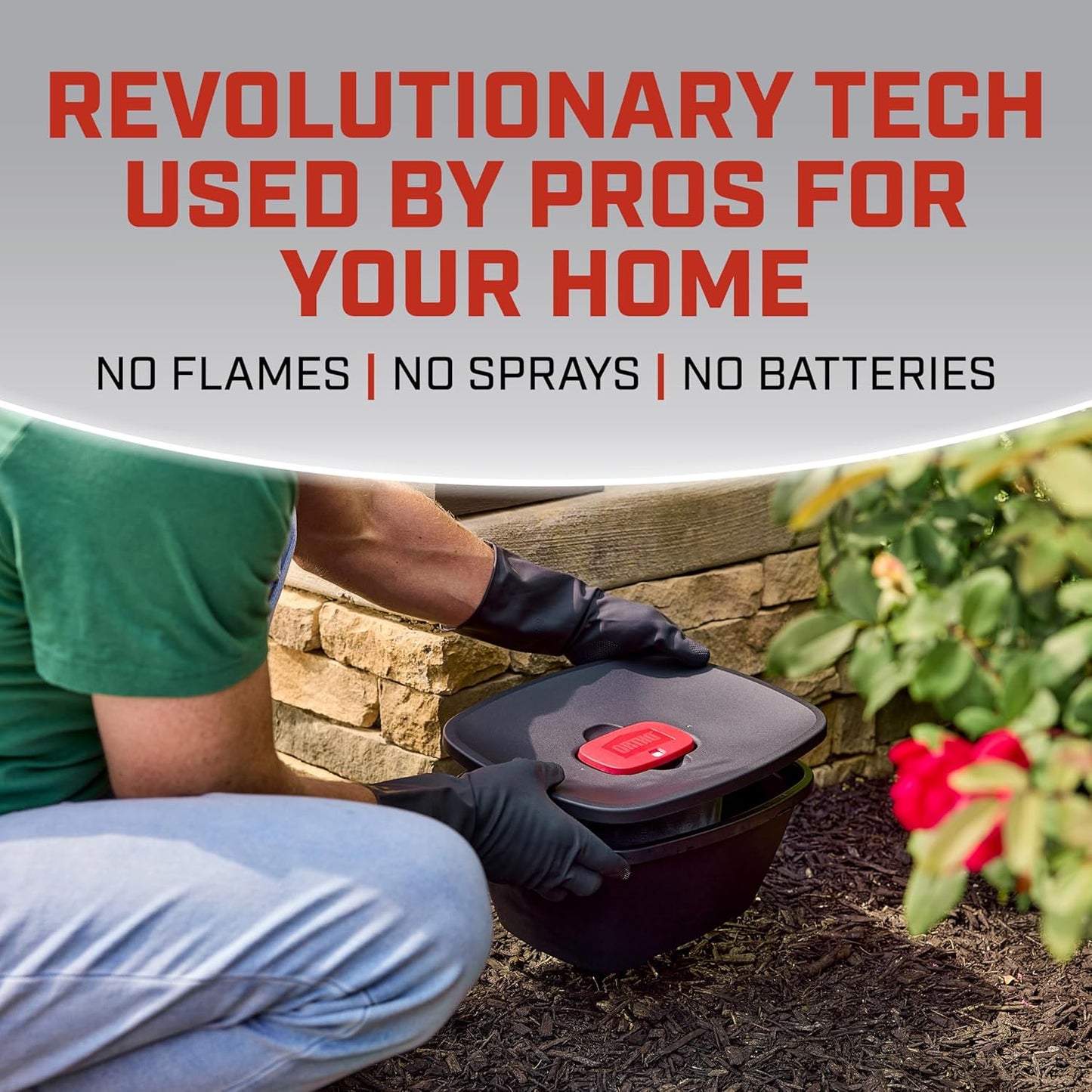 Home Defense Mosquito Kill and Prevent, Controls Mosquitoes and Larvae, Silent, Easy-To-Use, Protects up to 4,300 Sq. Ft., 1 Mosquito Station and 2 Refill Bands
