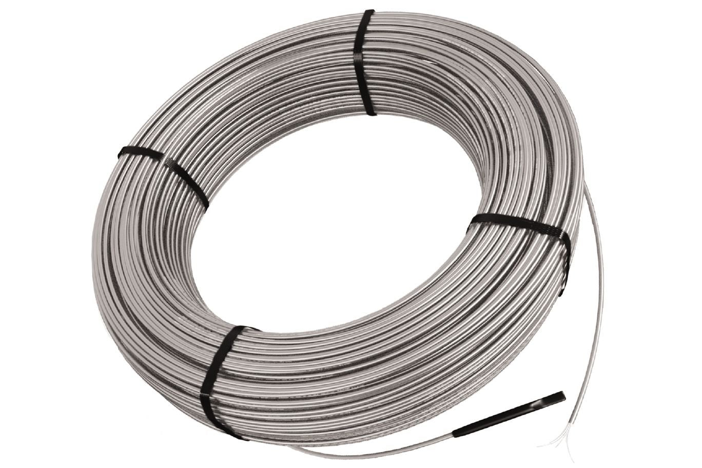 Ditra-Heat-E-Hk Electric Floor Heating Cable Kit with Temperature Sensors - Ideal for Interior Tile Floors - Minimal EMF, Twisted Pair Cables, 240V, 282.1 Feet - DHEHK24085
