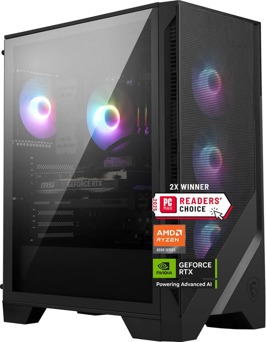 Codex Z2 Gaming Desktop: AMD R7-8700F, Geforce RTX 5070, 32GB DDR5, 2TB M.2 Nvme SSD, USB Type-C, Vr-Ready, Windows 11 Home : A8NVP-436US