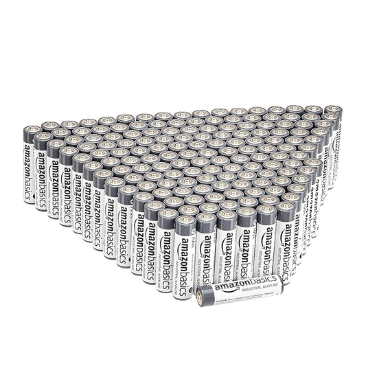 AAA Industrial Alkaline Batteries, 900 Count (3 Packs of 300)