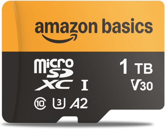 1TB Microsdxc Card with Adapter, Read Speed up to 200Mb/S, 1-Pack