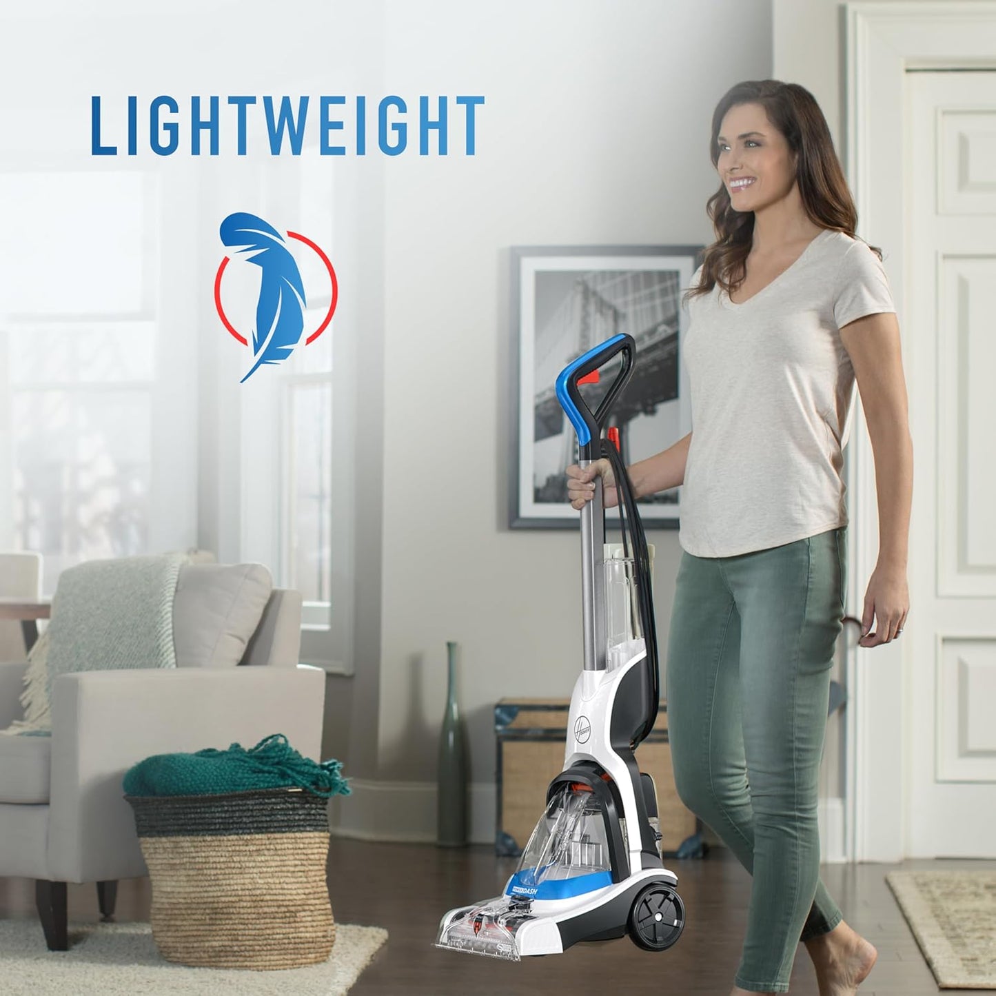 Powerdash Pet Compact Carpet Cleaner Machine, Lightweight Shampooer Machine, Pair with a  Carpet Cleaner Solution for a Bright, Refreshed Home