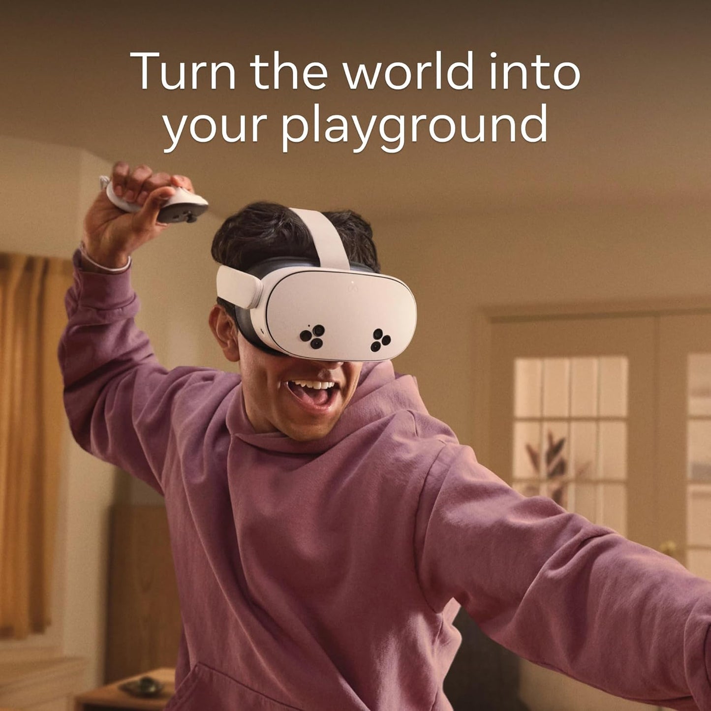 Quest 3S 128GB — Dive into Mixed Reality — Unreal Device. Unreal Price. — Gorilla Tag Cardboard Hero Bundle — Amazon Exclusive